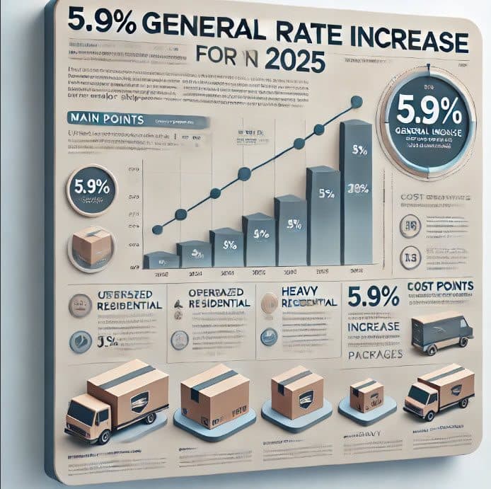 FedEx – UPS General Rate Increase 2025