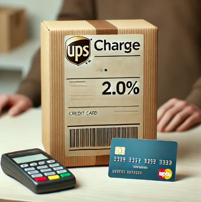 UPS adds fee for Credit Card Shippers.