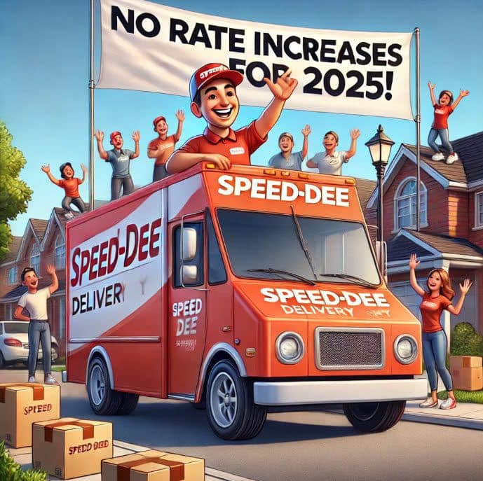 Spee-Dee Delivery Service will not increase 2025 rates