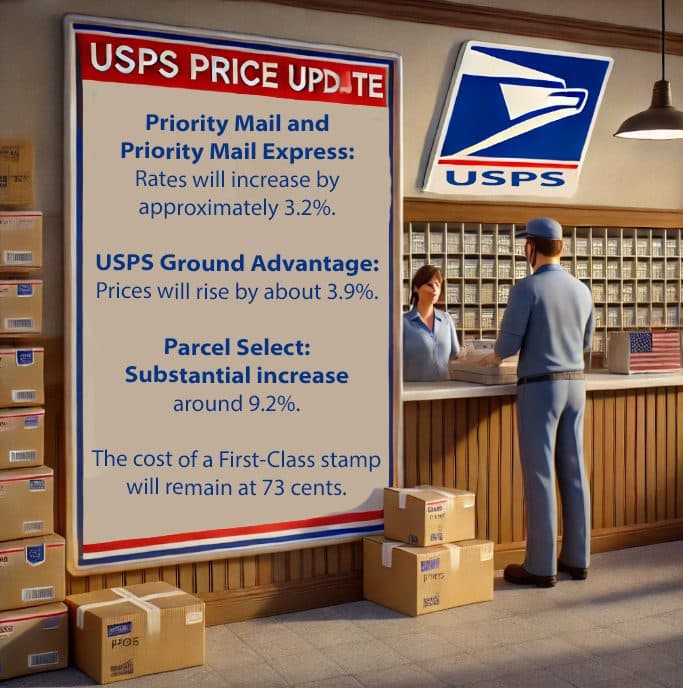 USPS Rate Changes 2025