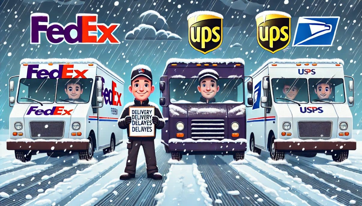 Severe Weather Disrupting Delivery Services