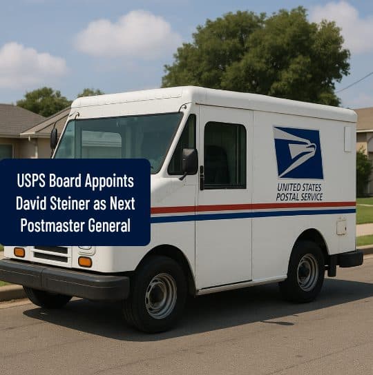 New USPS Postmaster General Named