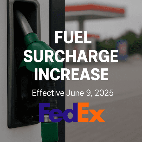 FedEx Fuel Surcharge Increases