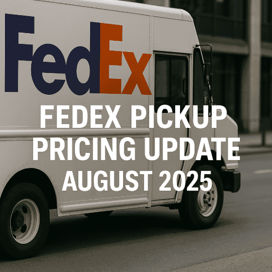FedEx Rate Changes on Aug. 18th 2025