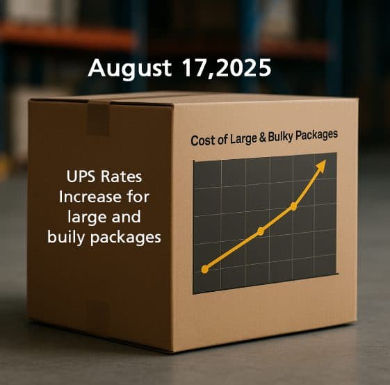 UPS to Revise Large Package and Handling Fees in August 2025