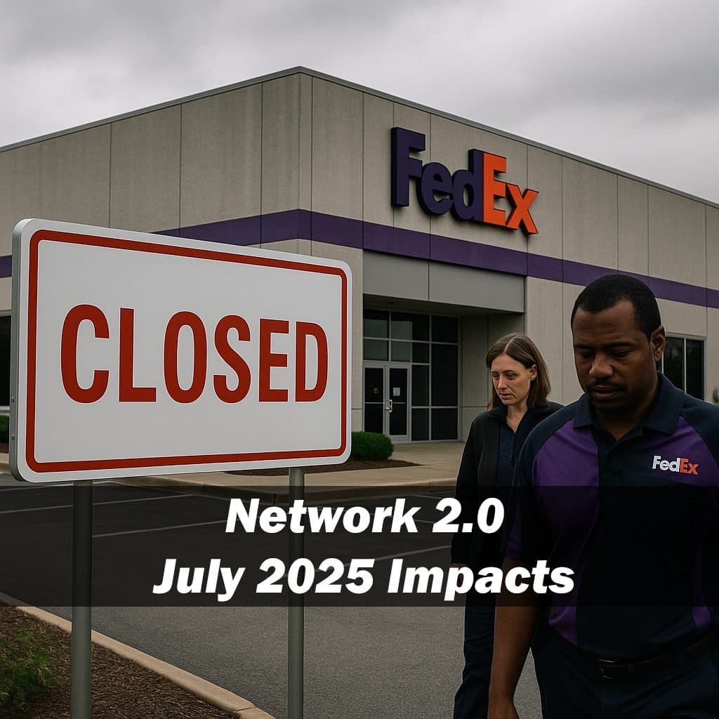 FedEx Ongoing Network 2.0 Consolidation