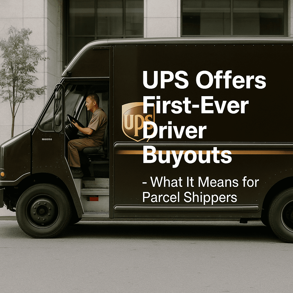 UPS Offers First-Ever Driver Buyouts