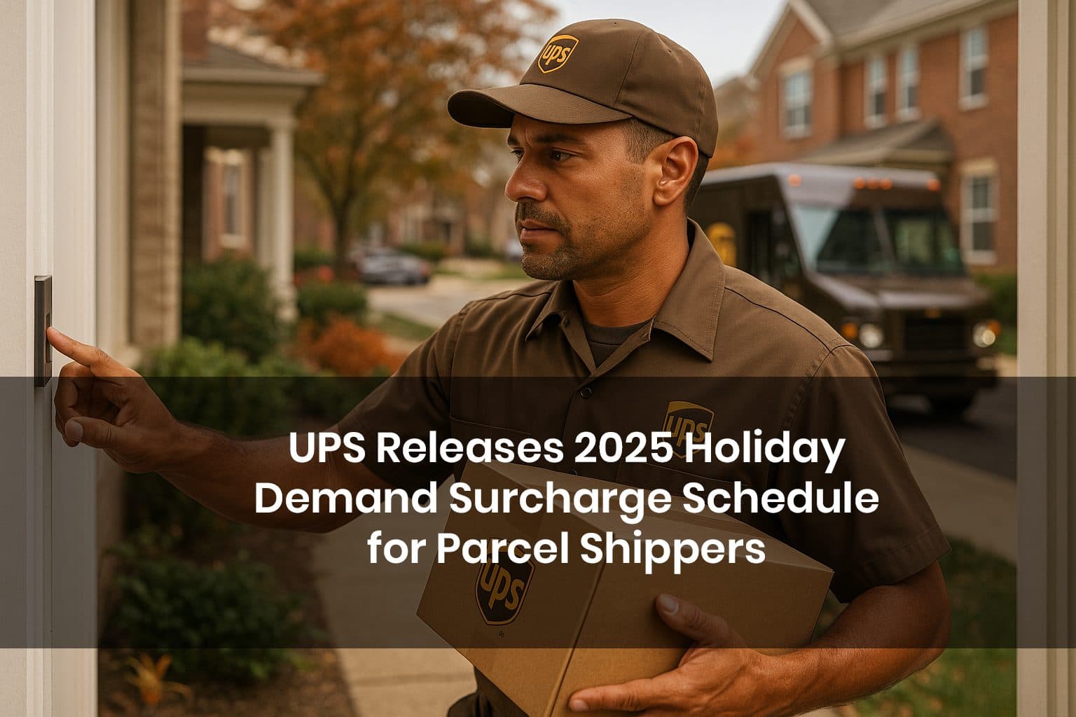 UPS 2025 Peak Demand Surcharges