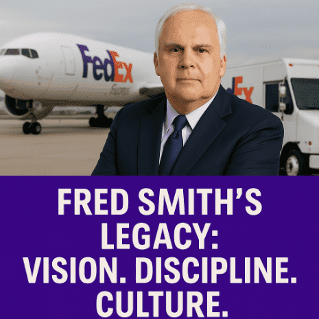 Leadership Lessons from Fred Smith, Founder of FedEx