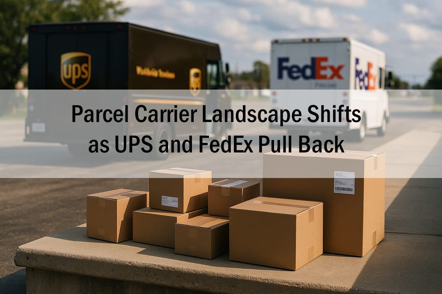 Parcel Carrier Landscape Shifts as UPS and FedEx Pull Back