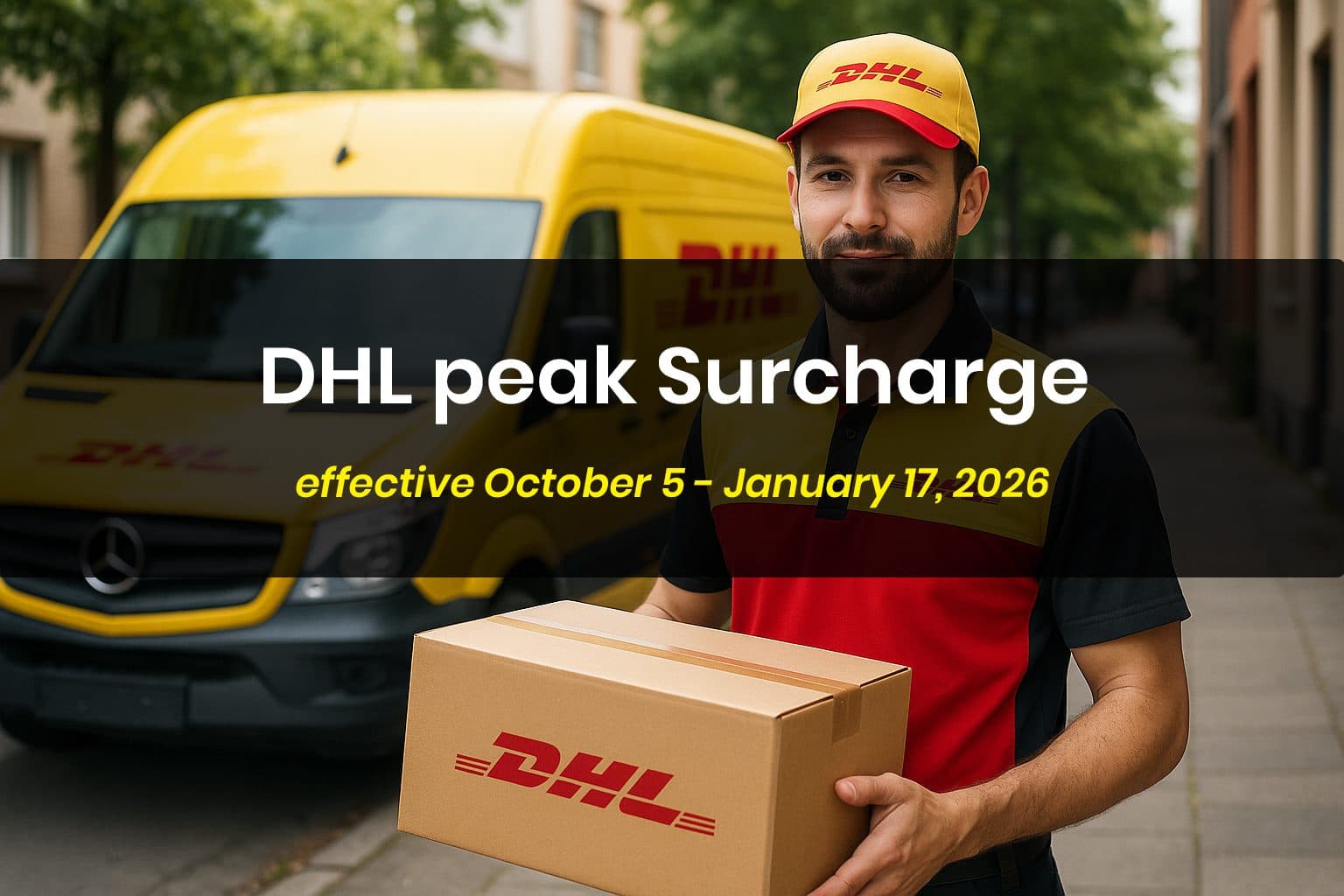DHL eCommerce Peak Surcharges (2025–2026)