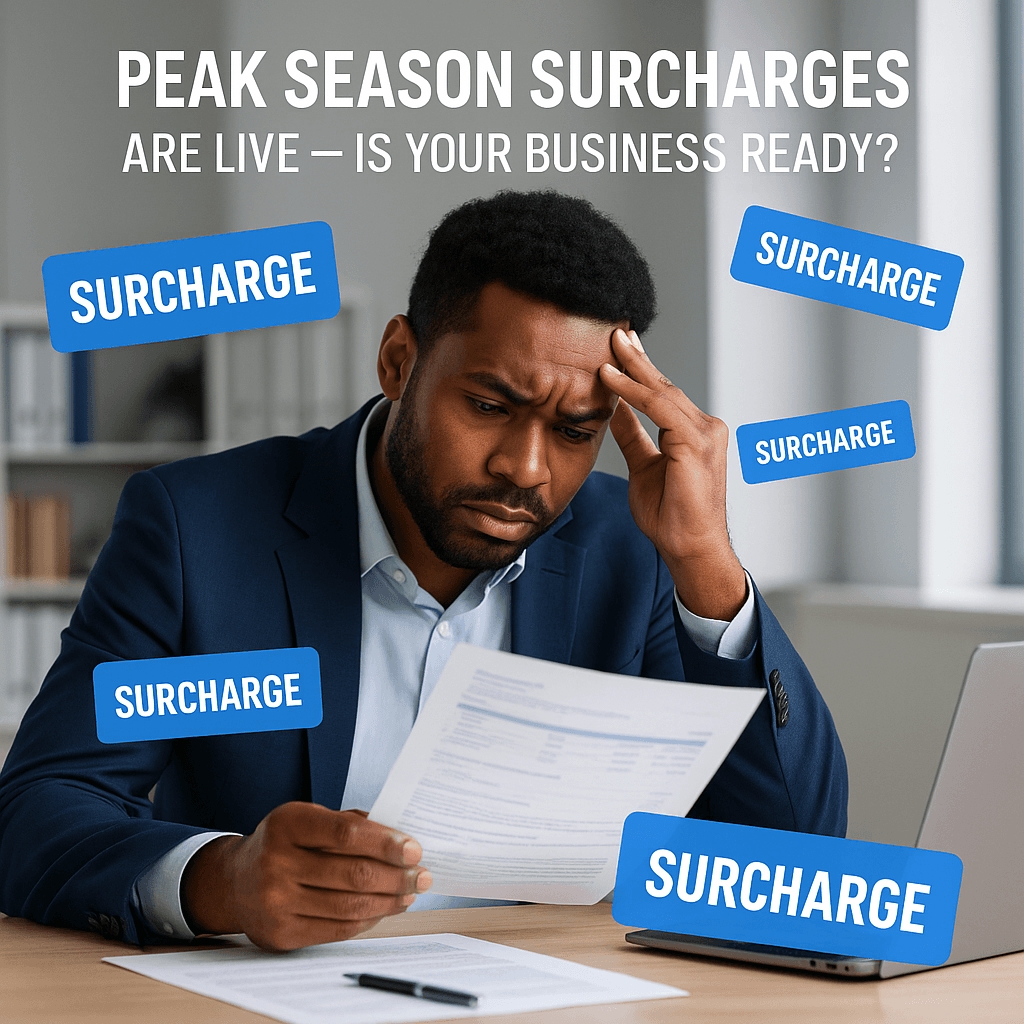 U.S. Peak-Season Surcharges Are Here