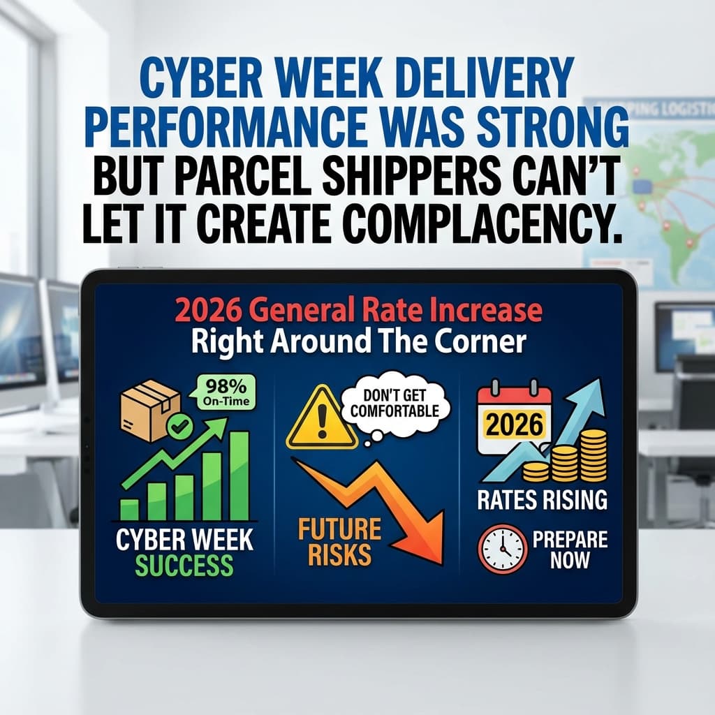 Cyber Week Delivery Performance Was Strong—But Parcel Shippers Can’t Let It Create Complacency