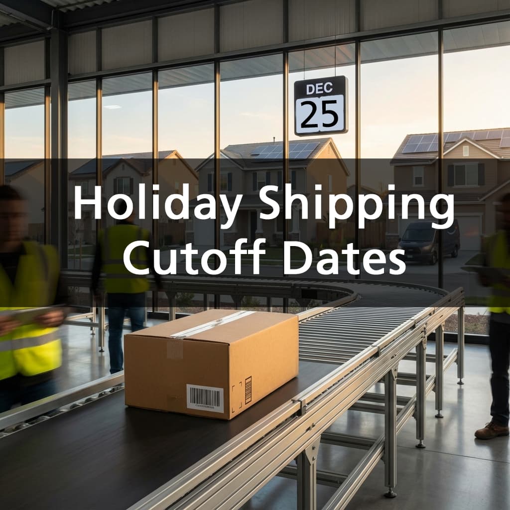 Holiday Shipping Cutoff Dates