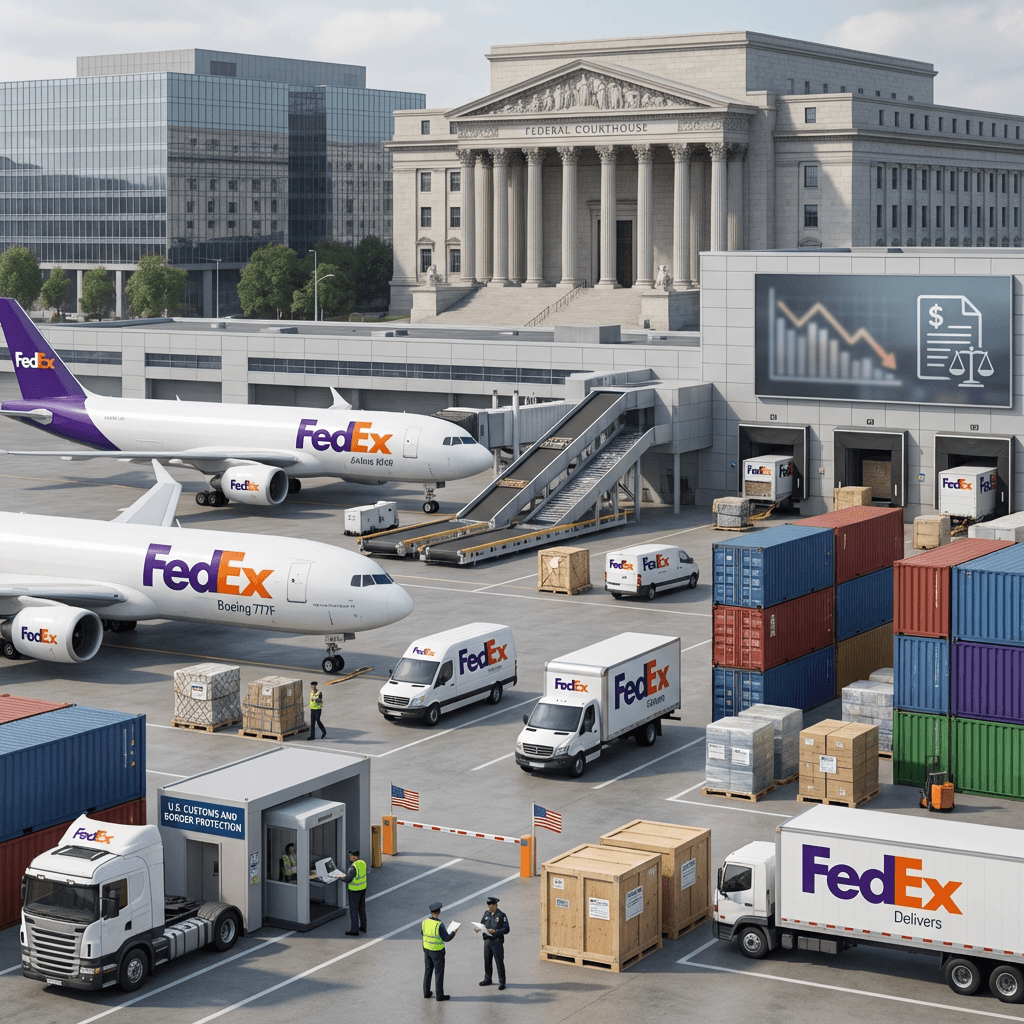FedEx Sues the U.S. Government Over Tariff Refunds.