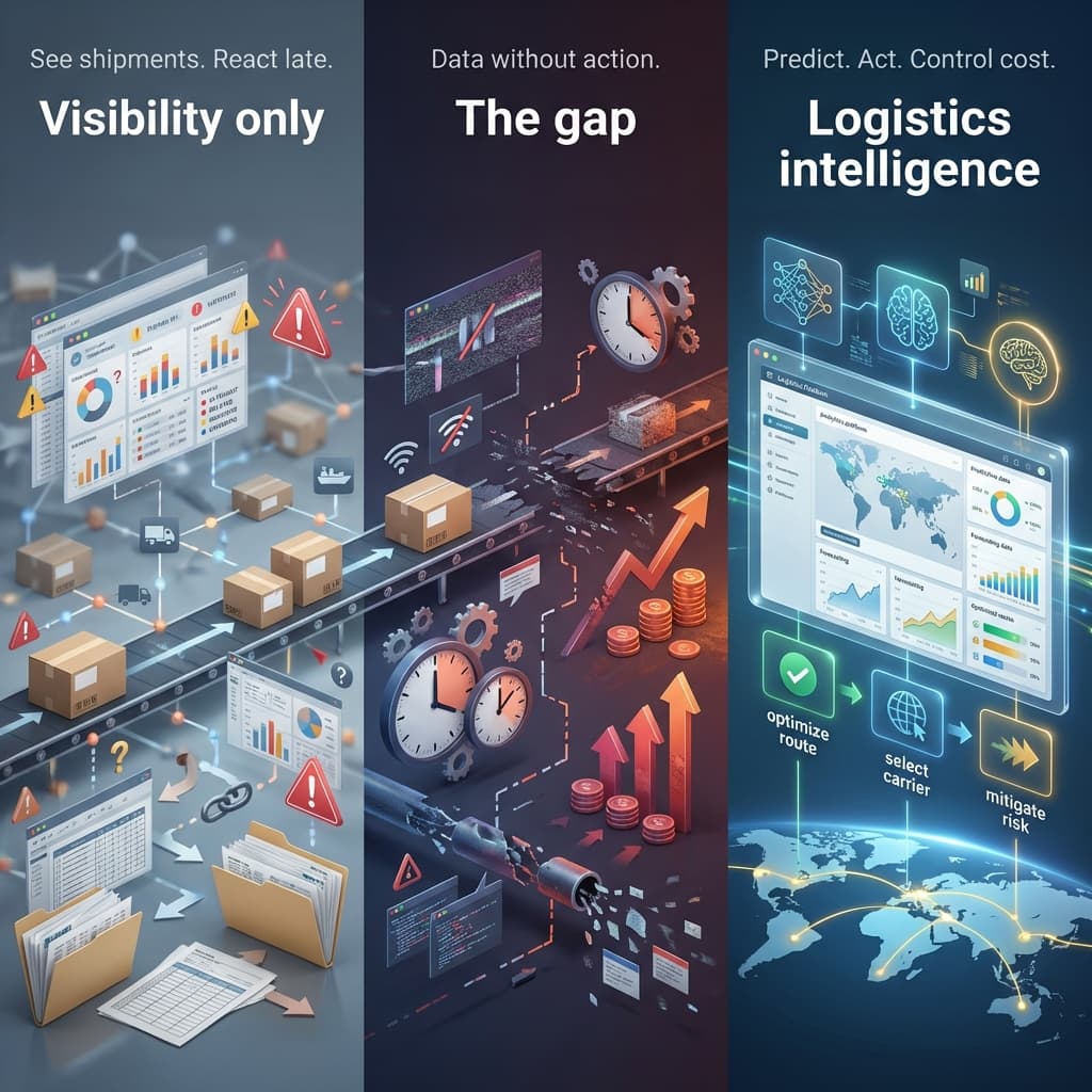 Visibility Is Not Enough. Why Parcel Shippers Need Logistics Intelligence in 2026