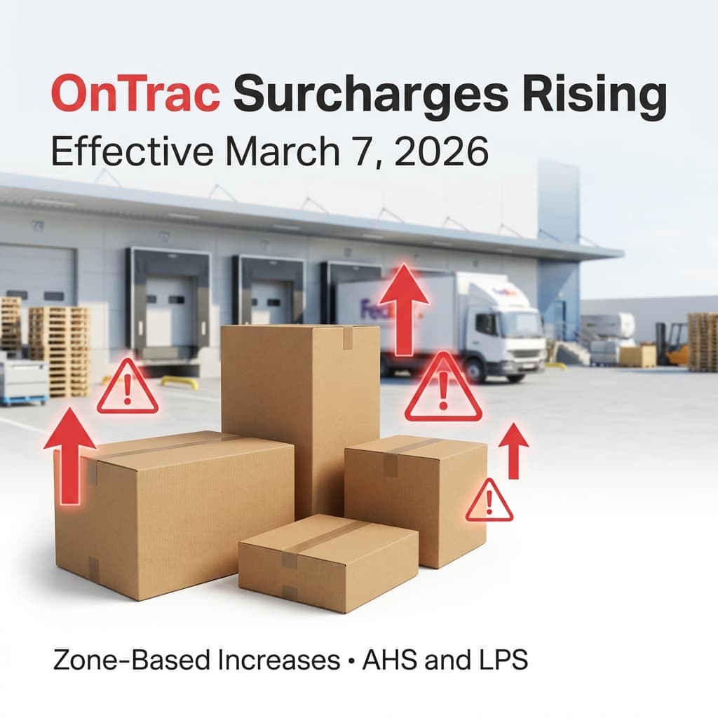 OnTrac Rate Increase
