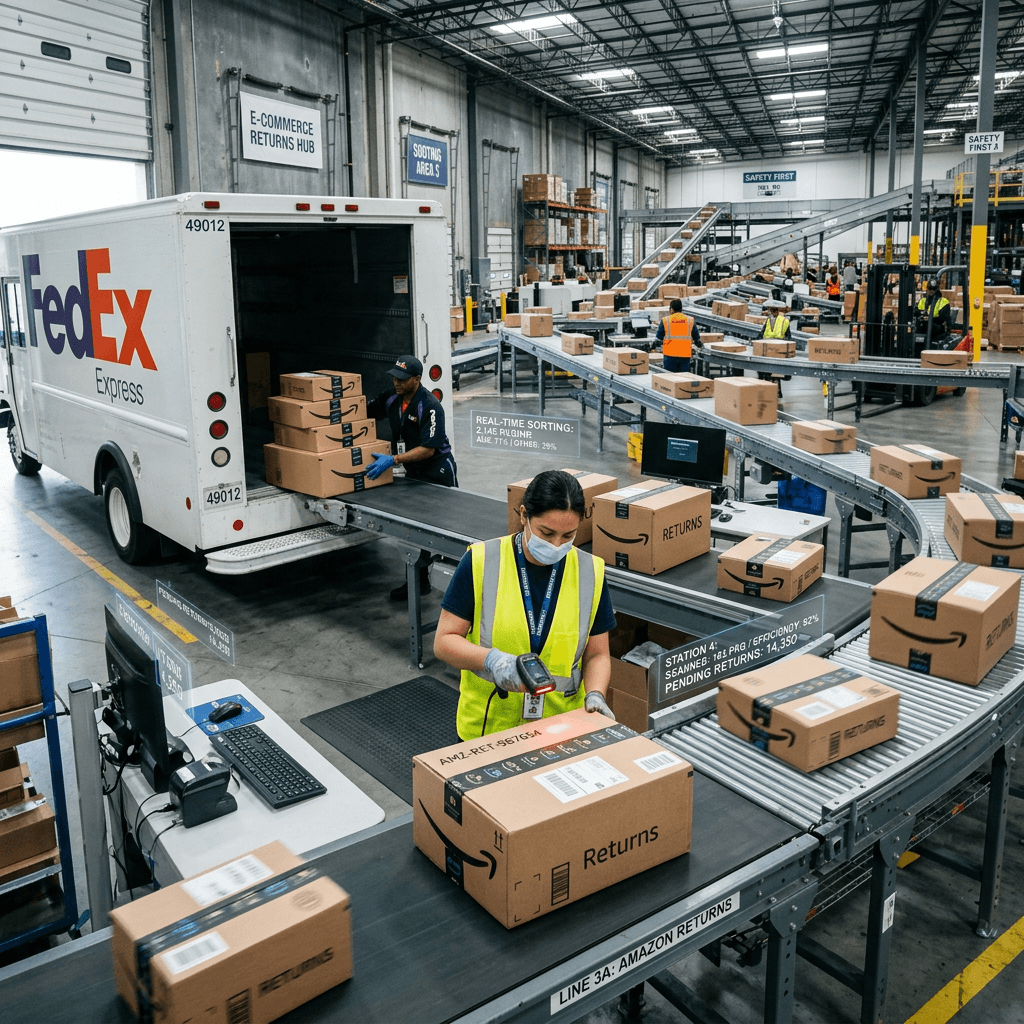 Amazon and FedEx