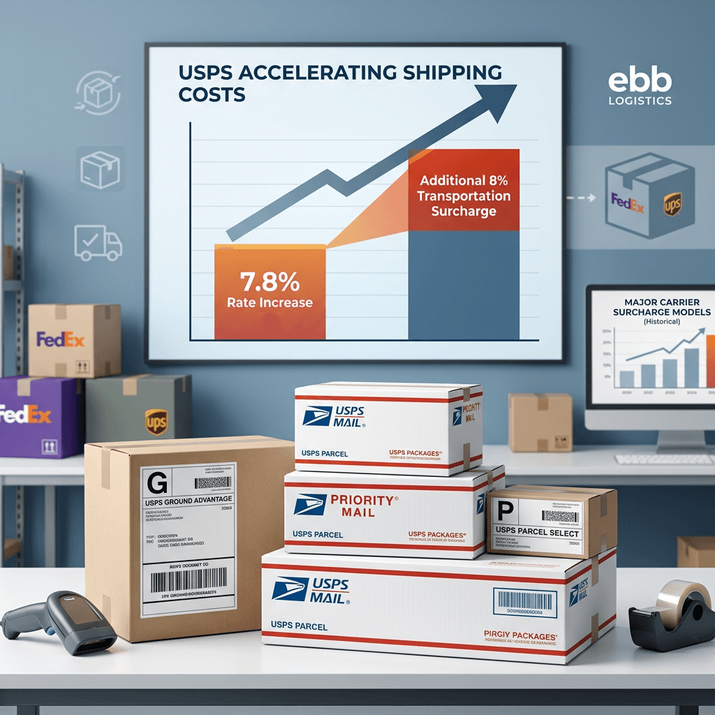 2026 March USPS Rate Surcharge
