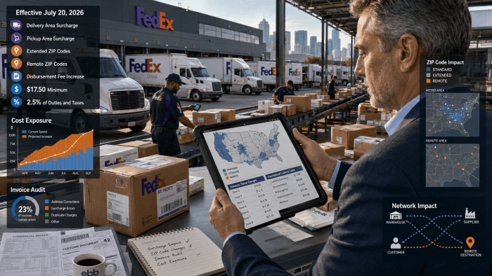 FedEx July 20 Surcharge Changes